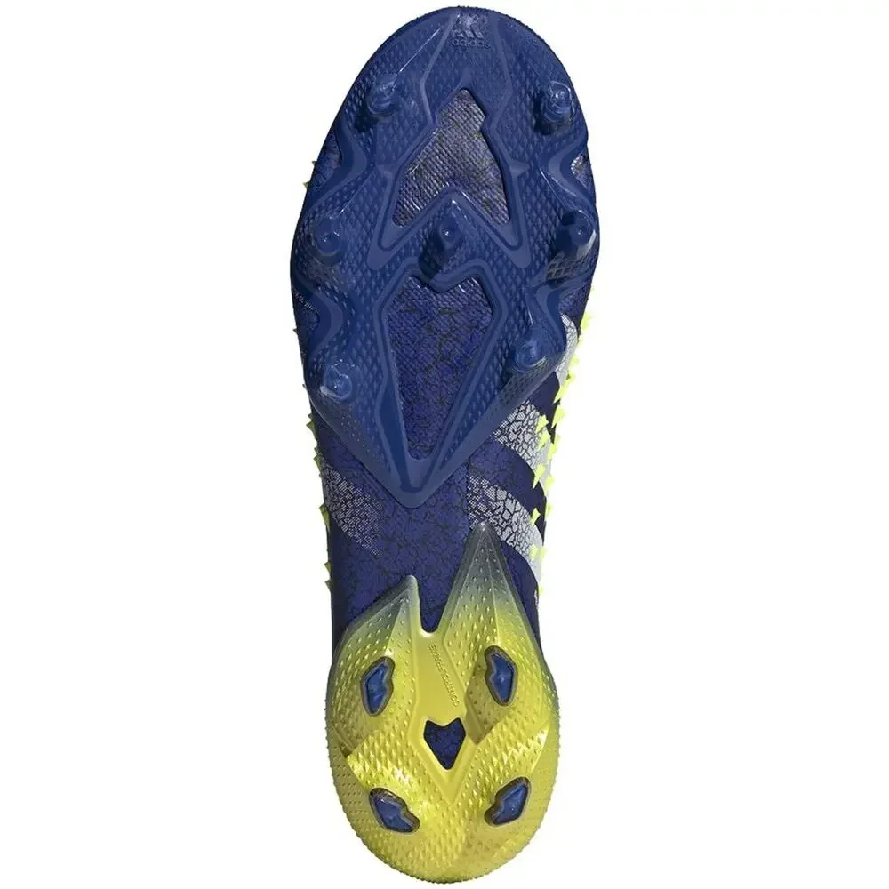 ADIDAS PREDATOR FREAK.1 FIRM GROUND CLEAT -CORE BLACK/WHITE/SOLAR YELLOW
